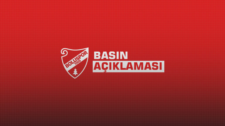 Basın Açıklaması: Boluspor Yönetim Kurulu